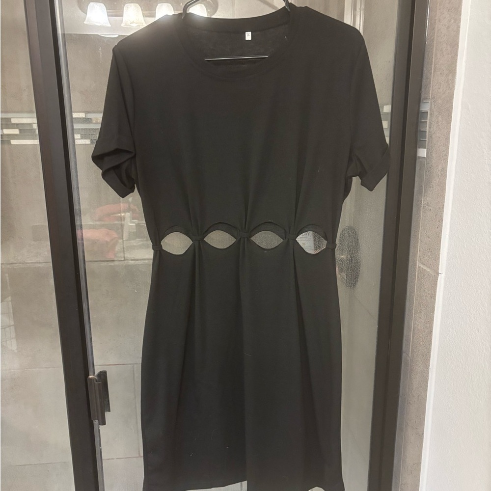 Black Cutout Dress